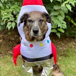 Spaceship Dog Halloween Costume Size XL